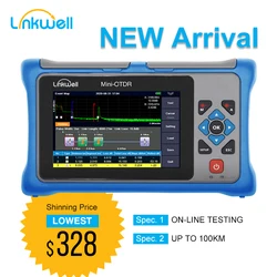 New OTDR Active Fiber On-line Test Pro MINI OTDR Optic Fiber Reflect Touch Screen Event Map Multi Language Tester Equipment SM