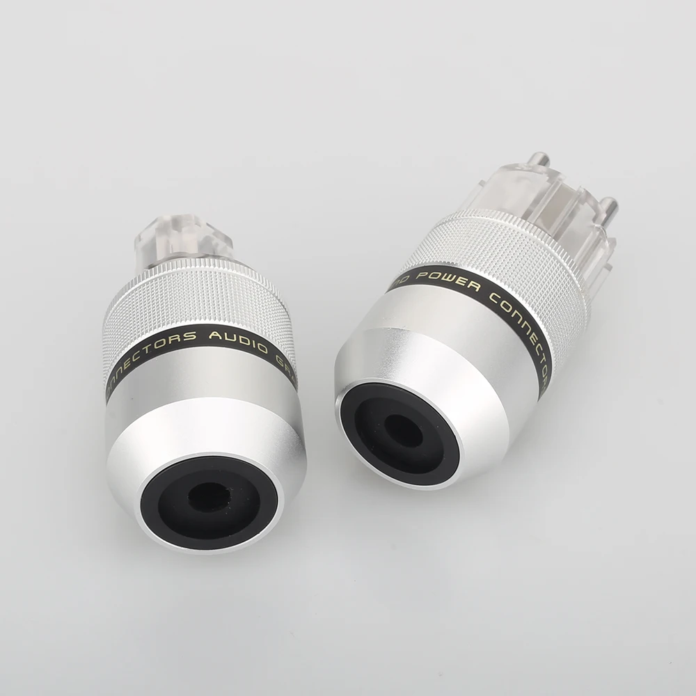 Pair Audiocrast, алюминиевое родиевое покрытие, EU Schuko, штепсельная Вилка питания + IEC, штепсельная вилка