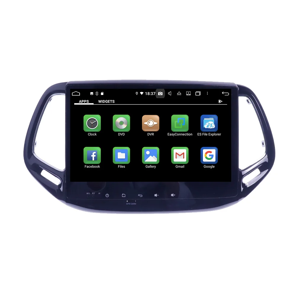 Android 10 DSP IPS Screen For Jeep Compass 2017 2018 2019 Multimedia Car Player Head Unit Video Stereo Navigation 4G WIFI 2 DIN