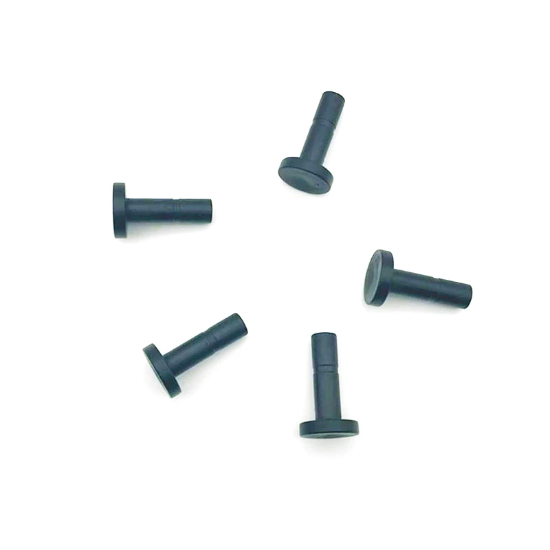 1/4'' slip lock end plug choke plug 6mm black cap plastic material for misting accessories 40 pcs/lot