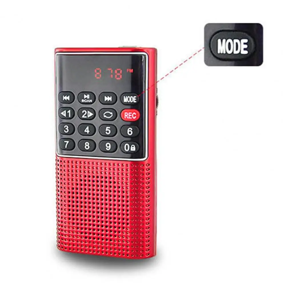 L 328 FM Radio Multifunctional Rechargeable Portable USB TF MP3 Handheld Speaker for Outdoor радиоприёмник