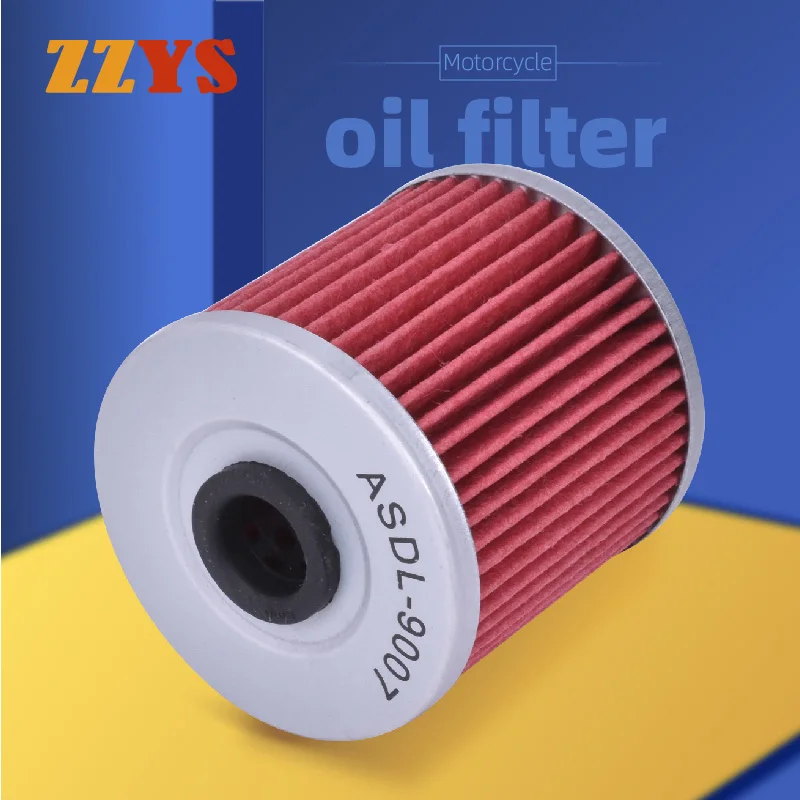 Motorcycle Engine Oil Filter Cleaner For Kawasaki ATV KLF220 KLF220A KLF250 KLF250A Bayou KSF250 KSF250A Mojave KLF 220 KSF 250