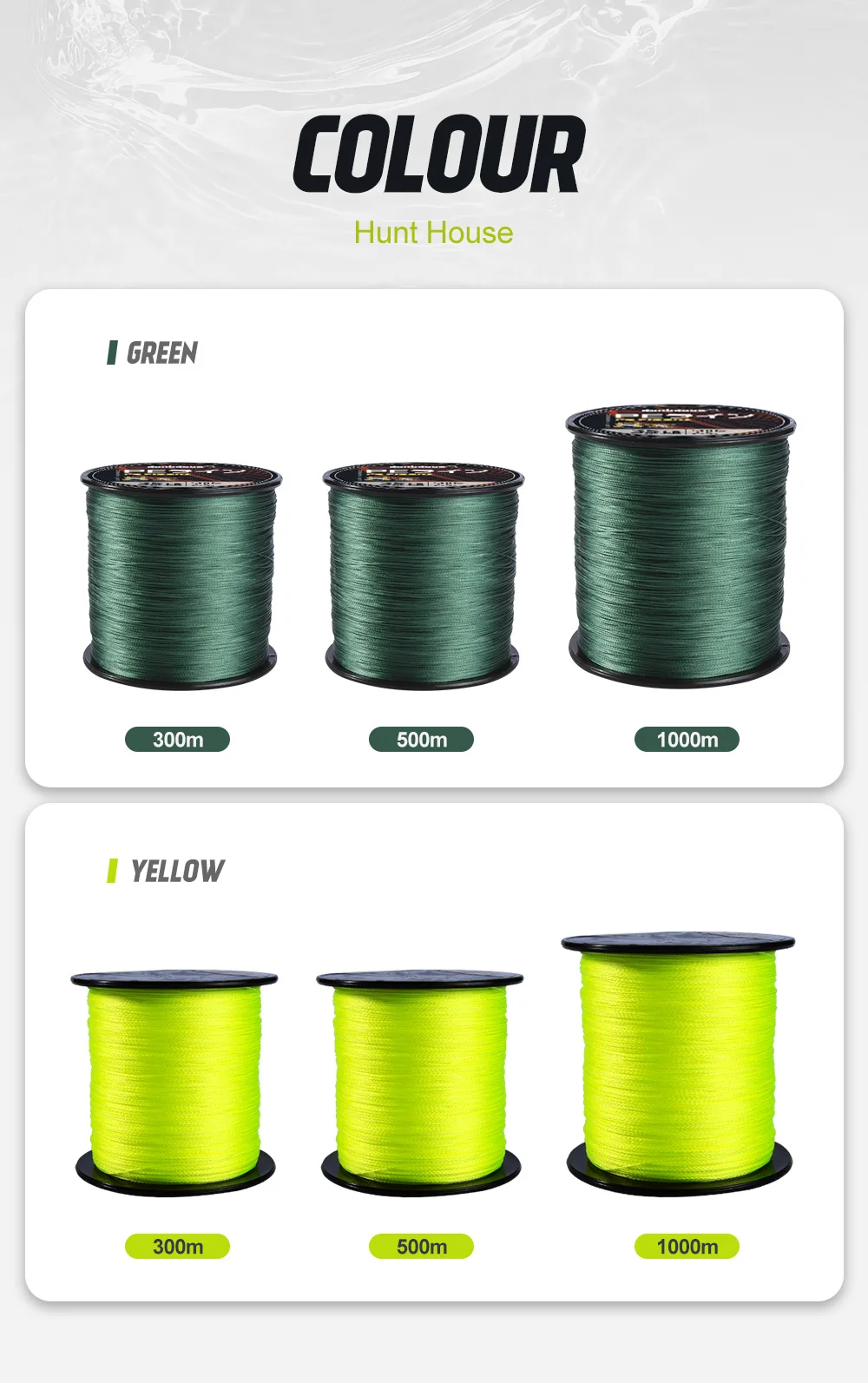 Hunthouse 4 Braided 8 braided Fishing Line 300m 500m 1000m 4 Strands 8 Strands PE braid line 16 25 35 50LB powerful fishing line - AliExpress Hunthouse 4 Braided 8 braided Fishing Line 300m 500m 1000m 4 Strands 8 Strands PE braid line 16 25 35 50LB powerful fishing line - AliExpress