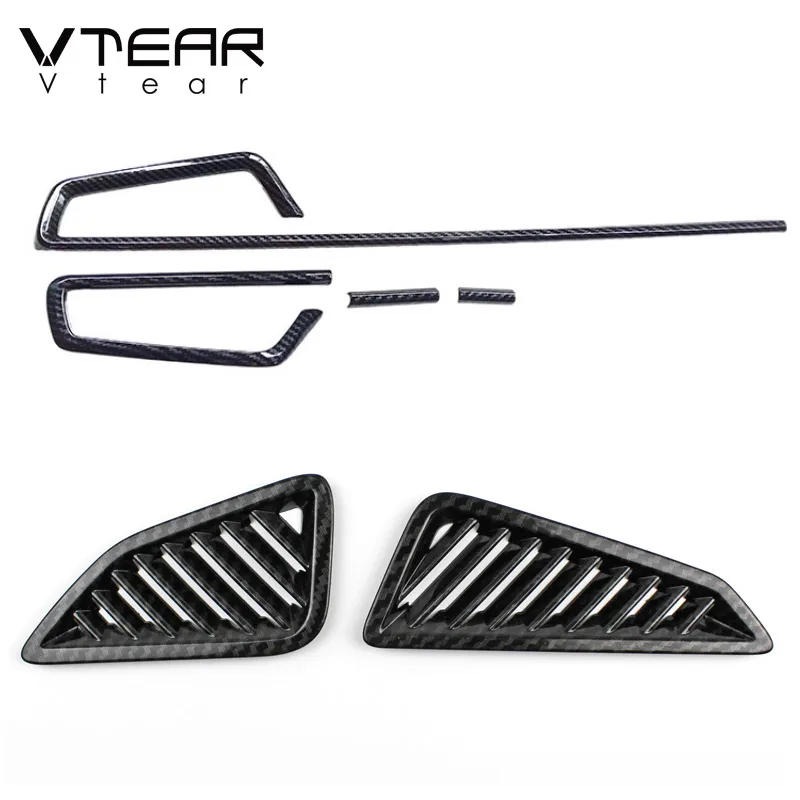 Vtear Dashboard Front Air Outlet Cover Interior Decoration Car Styling Accessories Trim ABS Parts For Toyota Corolla Sedan 2023