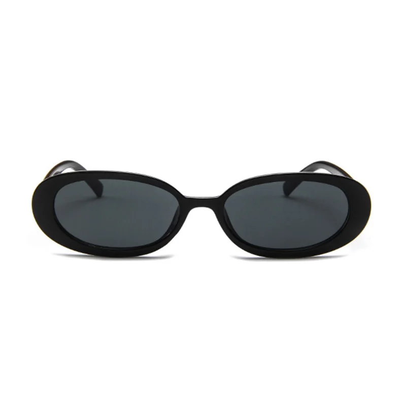 Vintage Oval Sunglasses Woman Retro Brand Designer Small Frame Female Sun Glasses Black Shades Fashion Leopard Oculos De Sol
