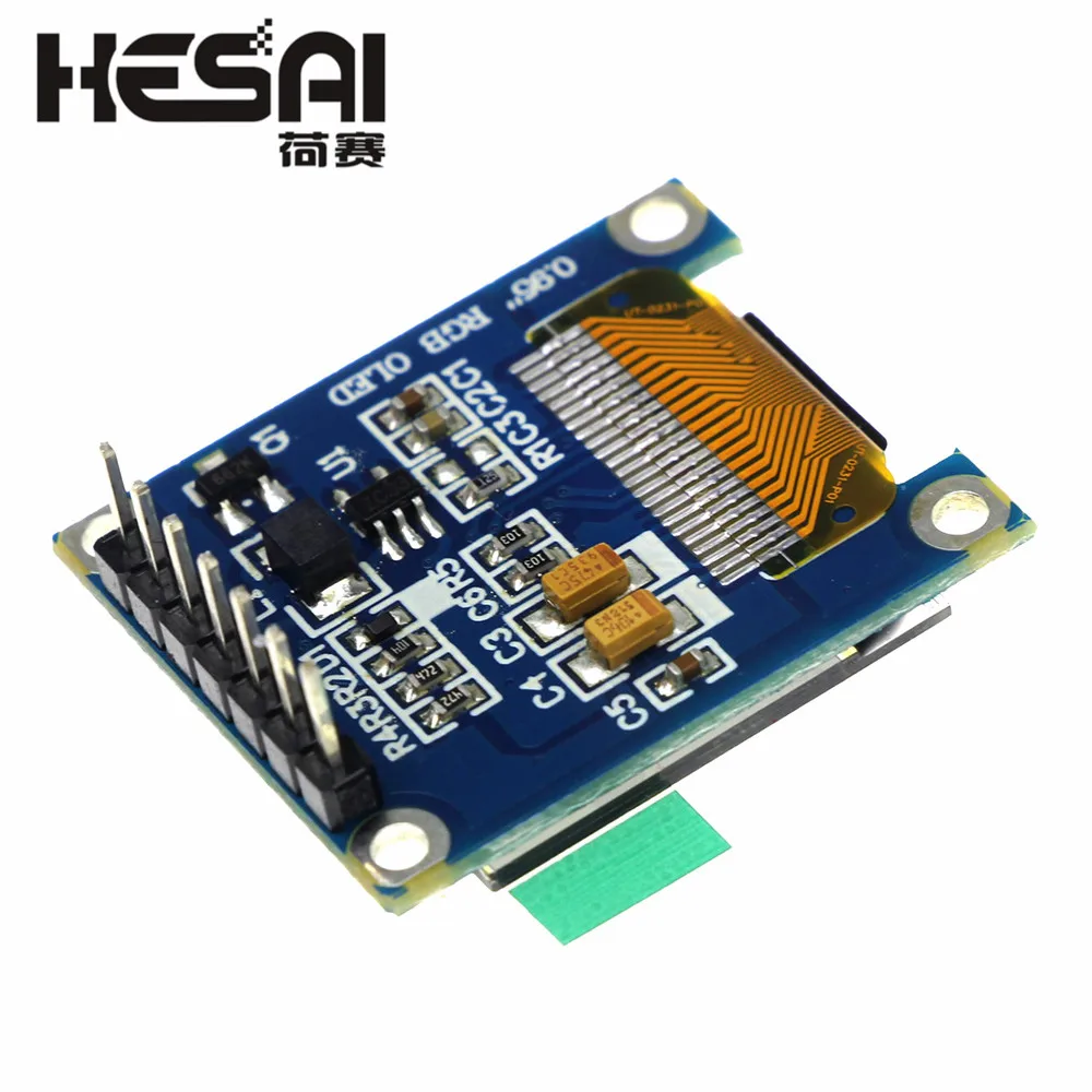 0.95 Inch Full Color OLED Display Module with 96x64 Resolution SPI Parallel Interface SSD1331 Controller 7PIN
