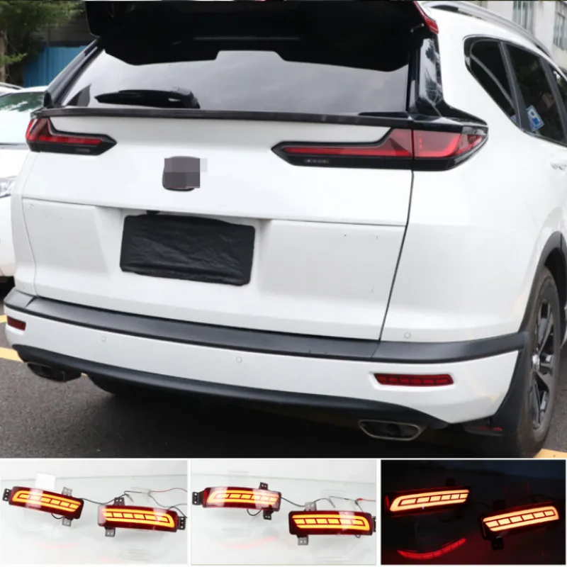 2Pcs LED Rear Bumper Reflector Light For Honda BREEZE 2020  Parking Warning Brake Light Running Reverse Tail Lamp