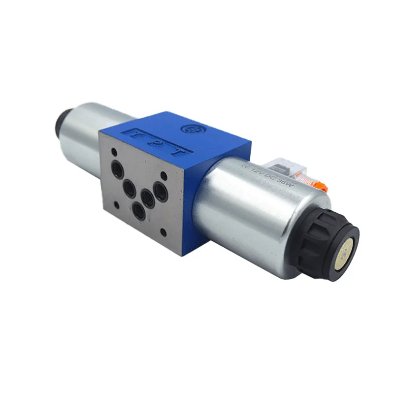 Hydraulic Electromagnetic Directional Valve 4We10E31B 10J 10G 10H 10D Through The Solenoid Valve 24V
