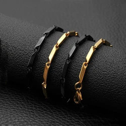 Fashion Titanium Steel Melon Seed Chain Stainless Steel Necklace Couple Models Jewelry Wholesale Hot Sale
