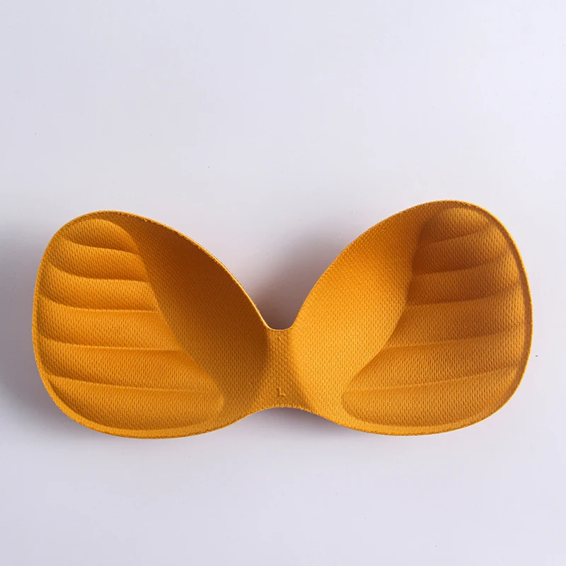 1 คู่ใหม่มาถึงร่างกายออกแบบติดตั้งผู้หญิงชุดว่ายน้ำฟองน้ำPadใส่Breast Bra Pad Push Up Padded Insertsหน้าอกที่มองไม่เห็นPad