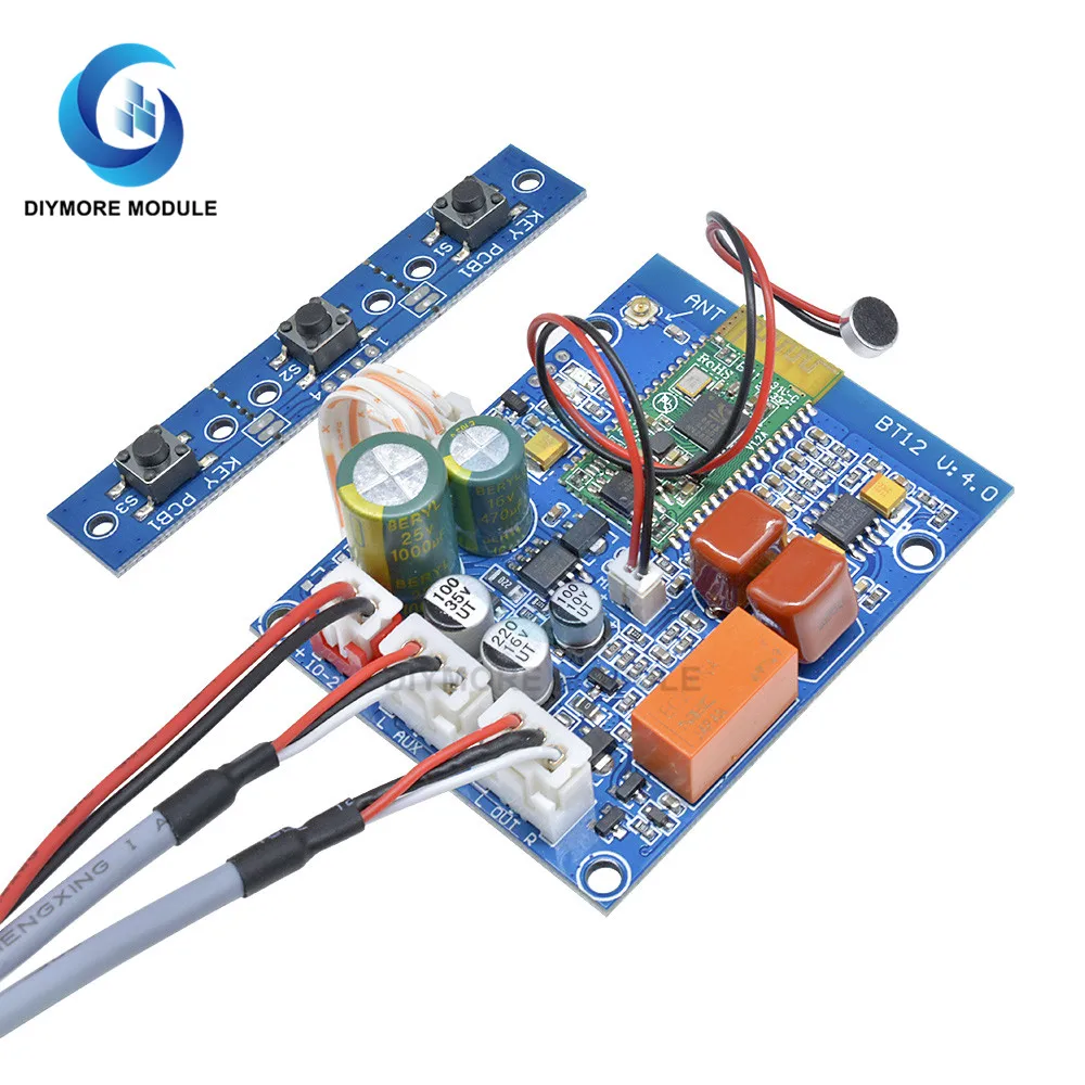 CSR8645 CSR 4.0 Bluetooth Audio Receiver Music APT-X Stereo Wireless Board Module For Amplifer Audio Speaker DIY Kit