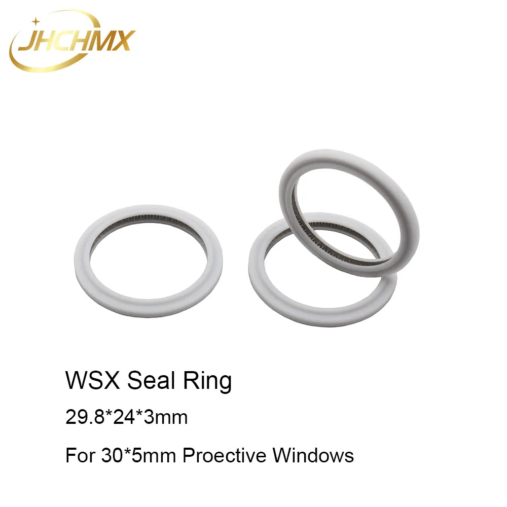 

JHCHMX WSX Seal Ring 30*5mm Protection Windows Used Spring Seal 29.8*24*3mm for WSX NC30 KC15 Fiber Head