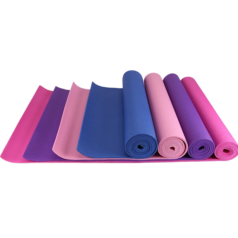 Yoga mat hot sell Factory wholesale high quality multi-function A variety of color pvc non-slip yoga training mat