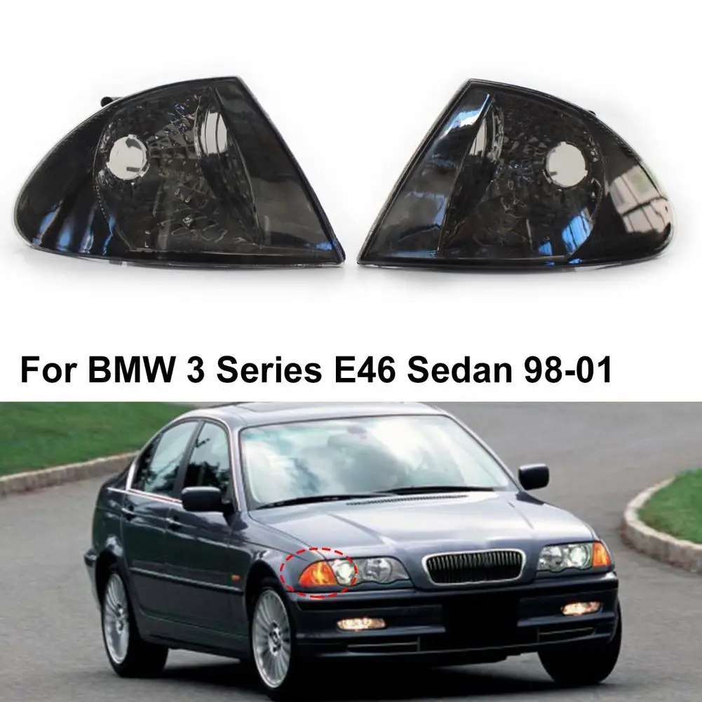 

Corner Light Housing Replacement Left/Right Turn Signal Lamp Bezel Shell 63136902765 63136902766 for BMW 3 Serie E46 Sedan 98-01
