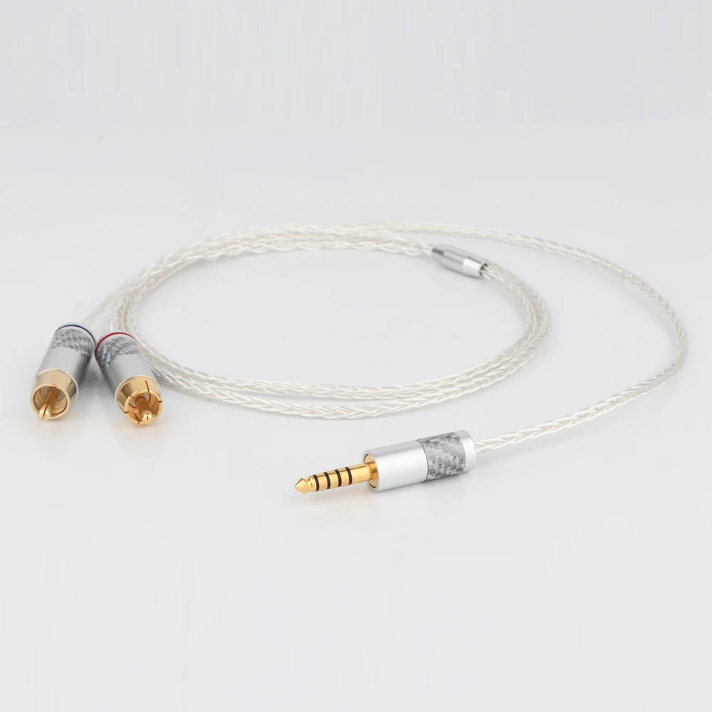 X442 HIFI 4.4mm to 2 RCA Audio Cable For Sony WM1A/1Z PHA-1A/2A Z1R 4.4mm Upgrade Cable