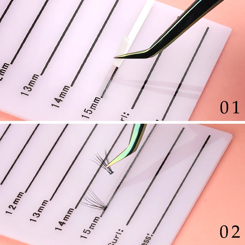 Boîte de Rangement pour Faux Cils à 5 Couches, Palette en Acrylique, Étui Transparent pour Greffe, Présentoir pour Faux-Cils, Outils de Maquillage