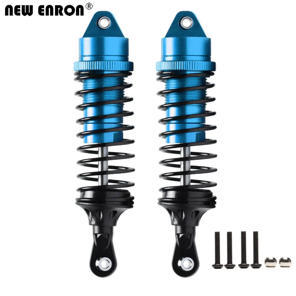 4 Amortiguadores Metálicos Ajustables De Presión De Aceite Para Coches RC 1/8, Delanteros Y Traseros (rojo)