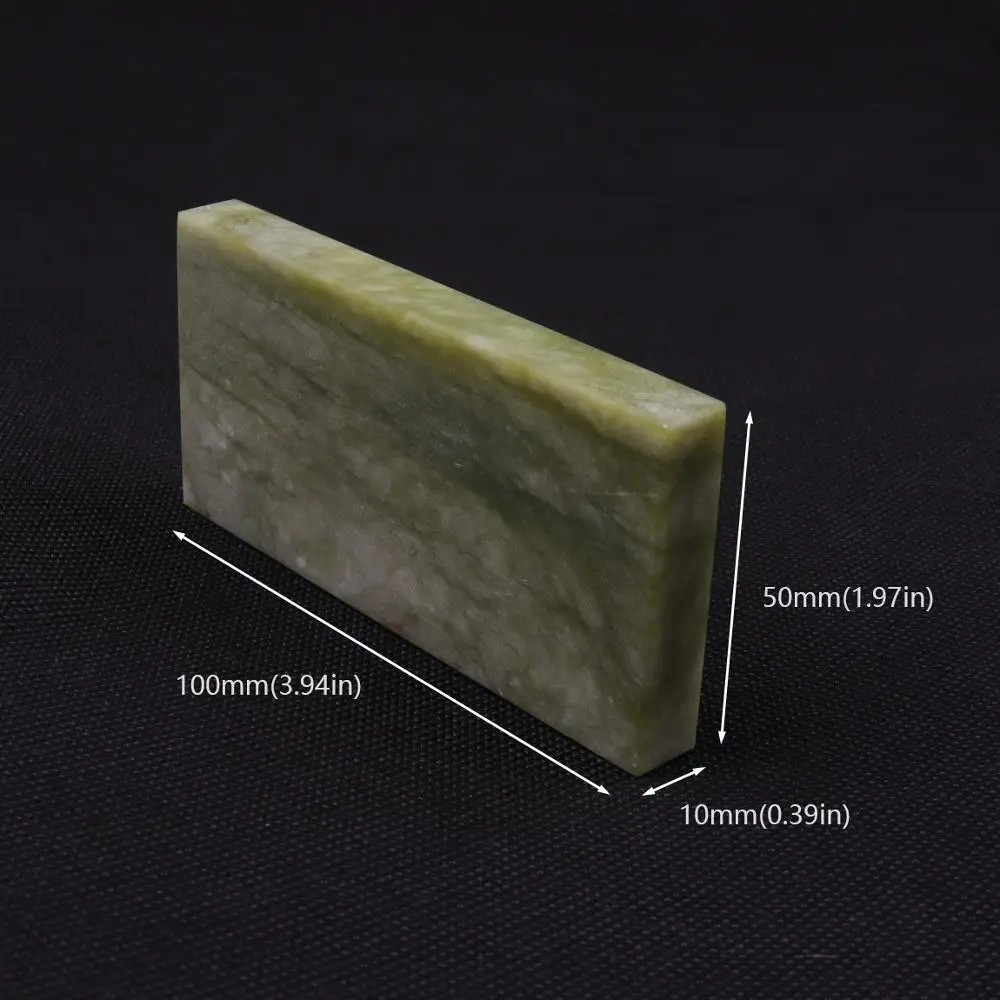 CHEERBRIGHT Nature Jade Whetstone grit 10000# Oilstone Knife Sharpener Fine Stone Oil Stone 100x20x10mm 100x50x10mm 150x50x10mm
