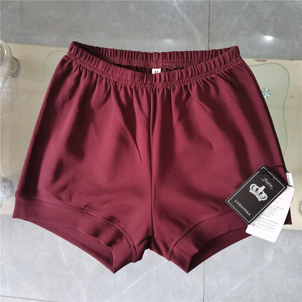 LUHAYESA 95% Cotton Iyengar Quần Short Nữ Thun Ngắn Thoải Mái Quần Trẻ Em Nam Iyengar Quần Short