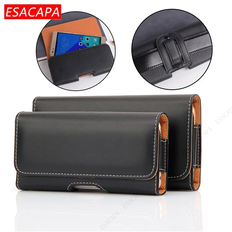 Phone Pouch Belt Clip Leather Case for Xiaomi Redmi Note 11 5A 4A 4X S2 7 6 Pro 8A 7A Mi 9 Lite 8 SE A3 A2 Lite Waist Bag Cover