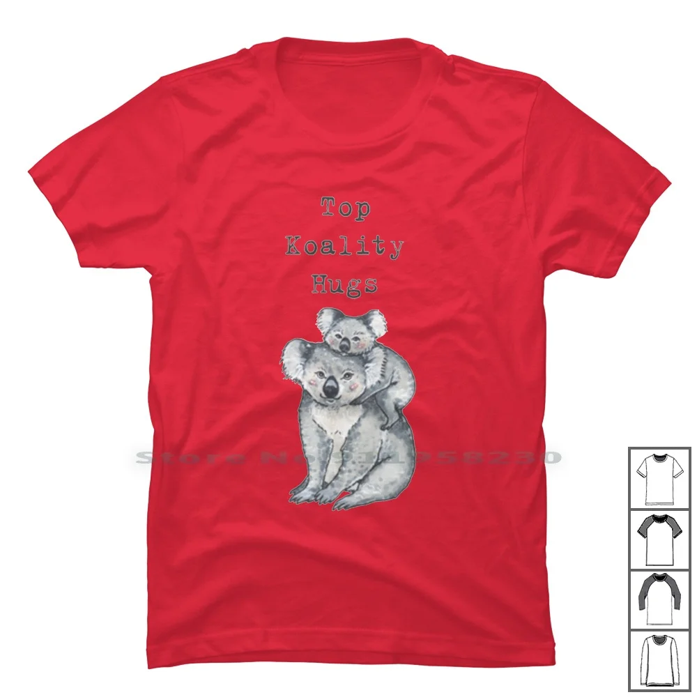 Koala T Shirt 100% Cotton Australia Surprise Koala Rise Love Fire Cute Lia Ny Ko Funny Love