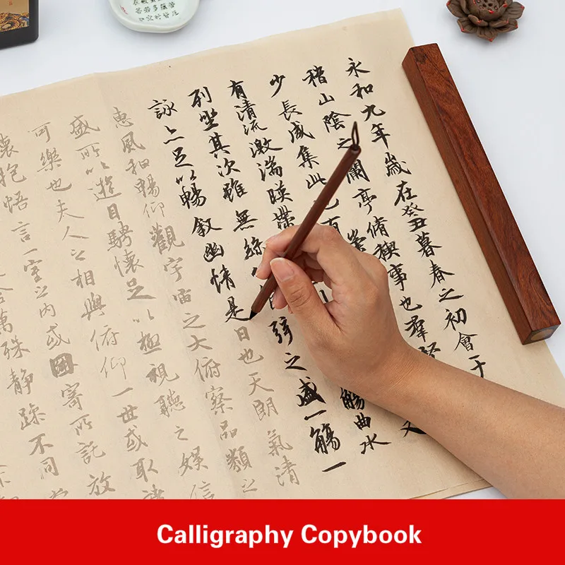 Regular Script Running Script Copybook Beginner Calligraphy Copybook Wang Xizhi's Orchid Pavilion Preface Holy Teaching Preface