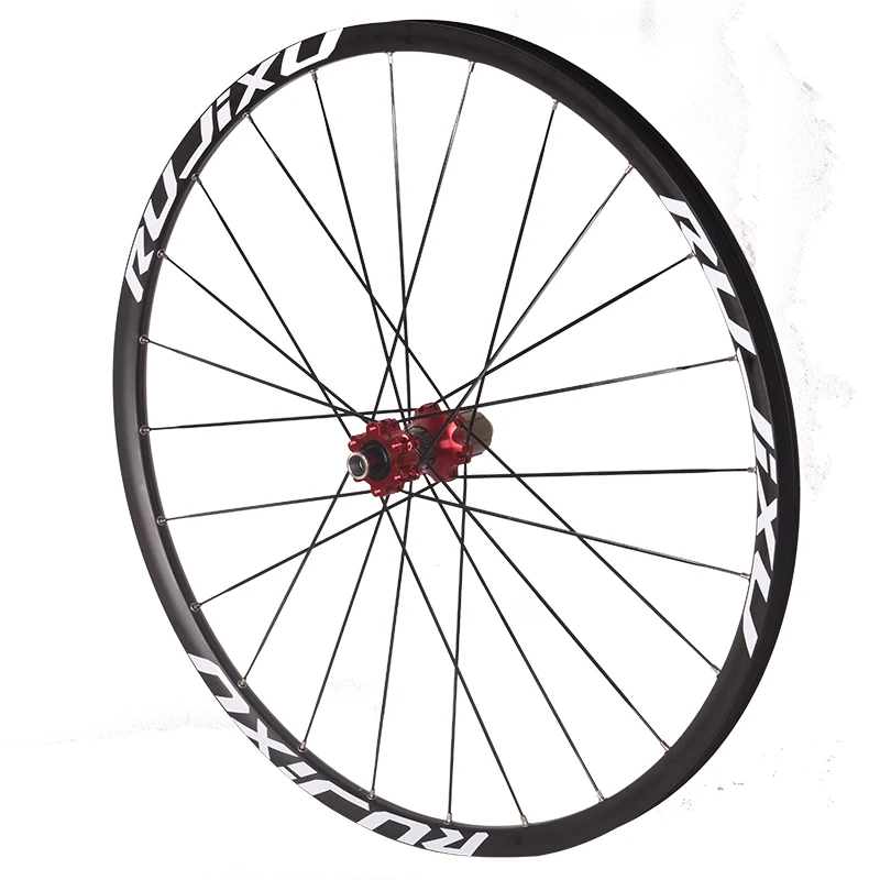Ultraleichte Räder mit gerader Zugscheibenbremse, MTB-Laufradsatz, 26, 27,5, 29er, 700C-Felgen, 24 Löcher, glattes Lager, vorne 2 hinten, 4 A – Detail 13