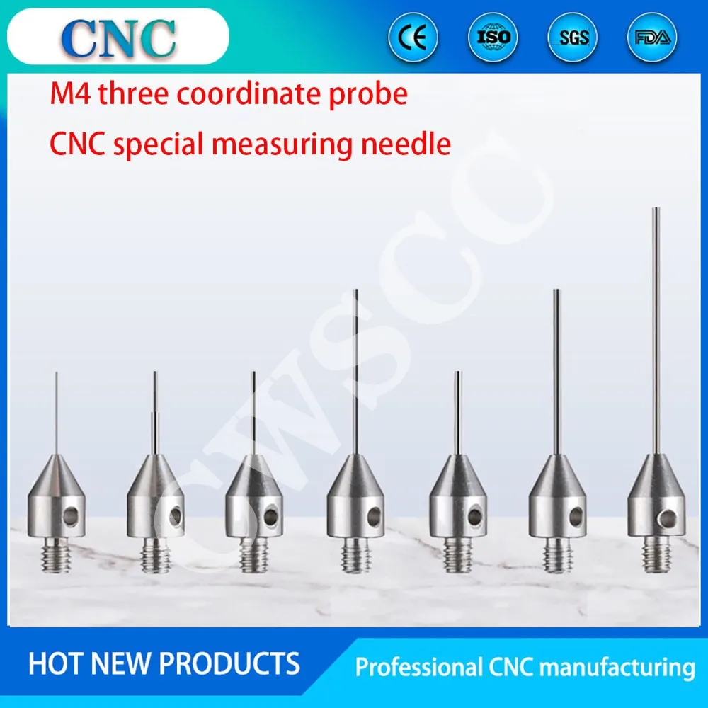 Three-coordinate stylus CNC machine tool cnc probe accessories probe three-dimensional ruby needle stylus