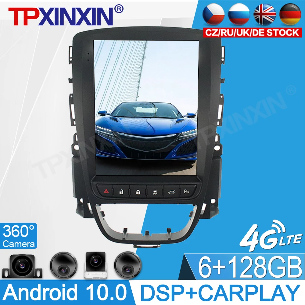 Android 10 For Opel Astra J 2010 2011 2012 2013 Car DVD Multimedia Player Radio GPS Navigation With IPS Touch Screen DSP Carplay