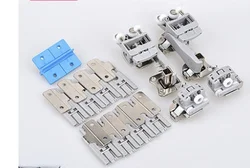 20Kg Wardrobe Closet Sliding Bi-fold Folding Door Roller Bottom Wheel Swing Hinge Fitting