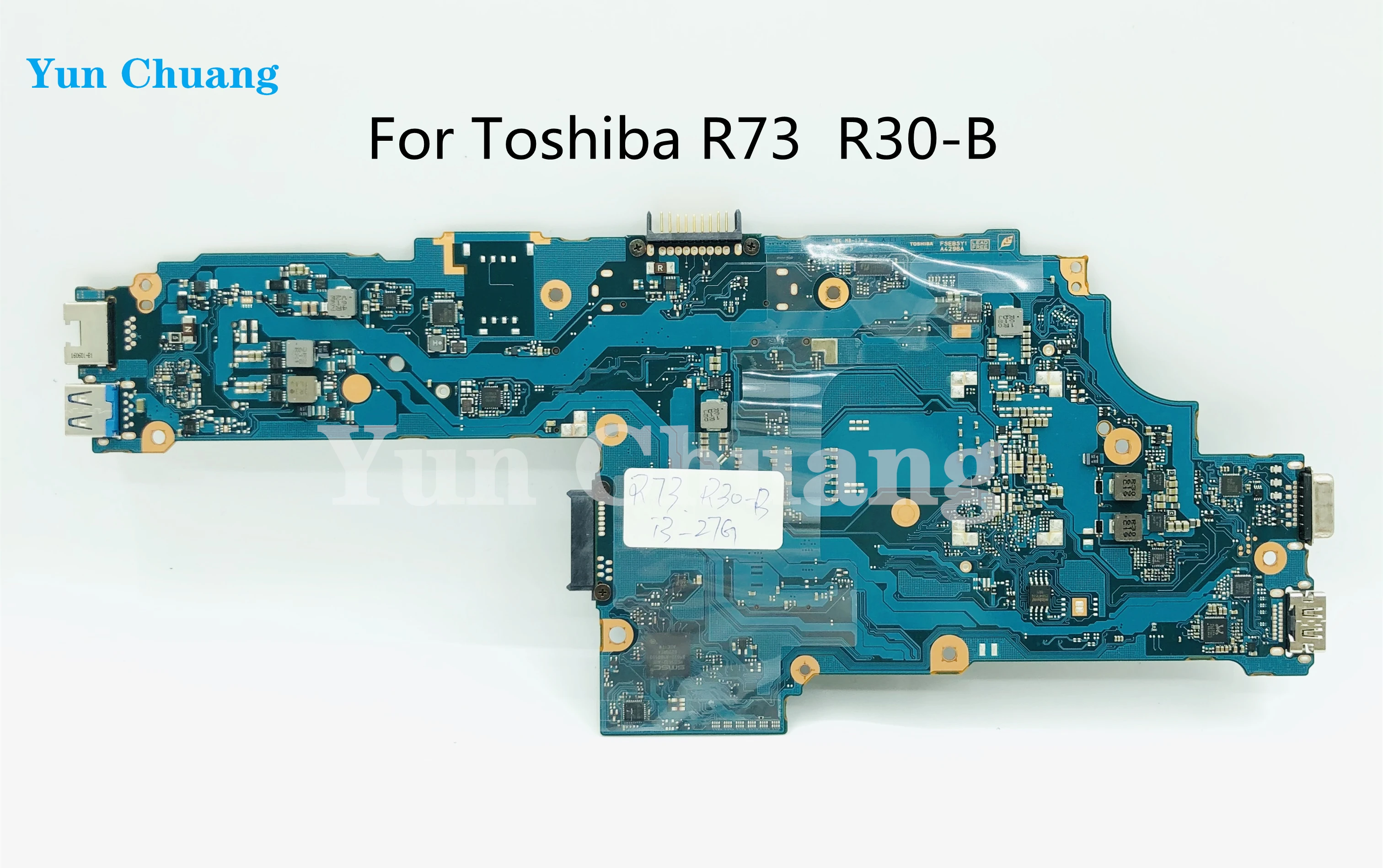 FSEBSY1 A4296A For Toshiba R73 R30-B Laptop motherboard I3-5005U CPU DDR3L FSEBSY1 A4296A fully tested