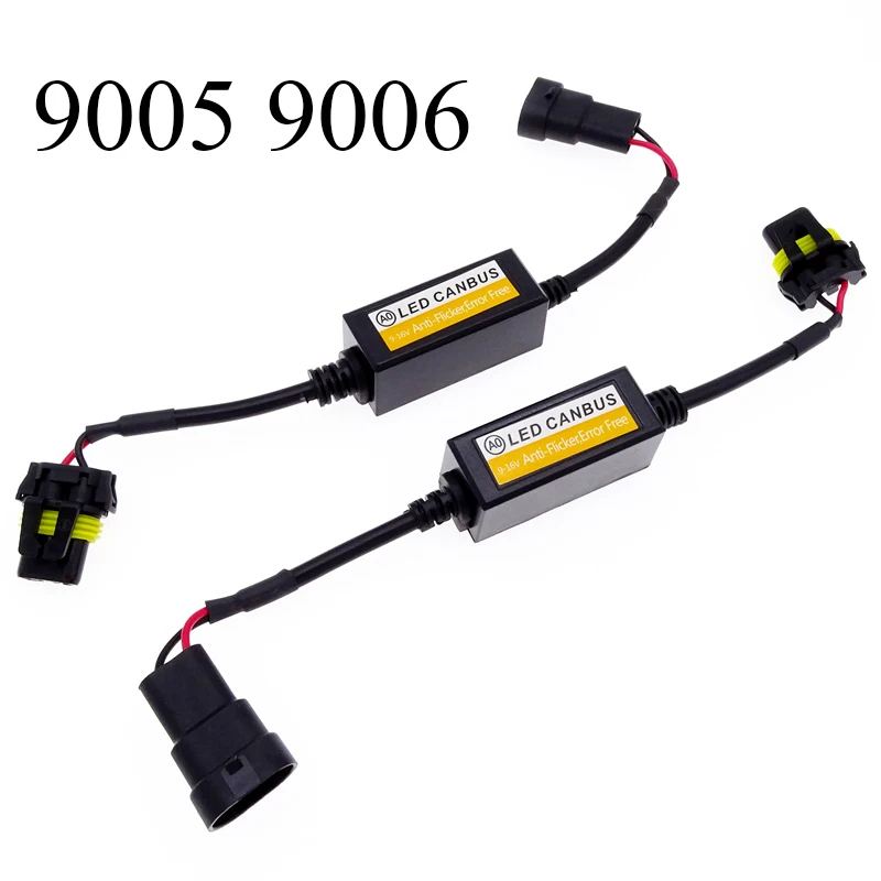 Adaptador Canbus H4 9003 HB2 Anti-parpadeo Para Faros LED Jeep – Instalación Sin Errores