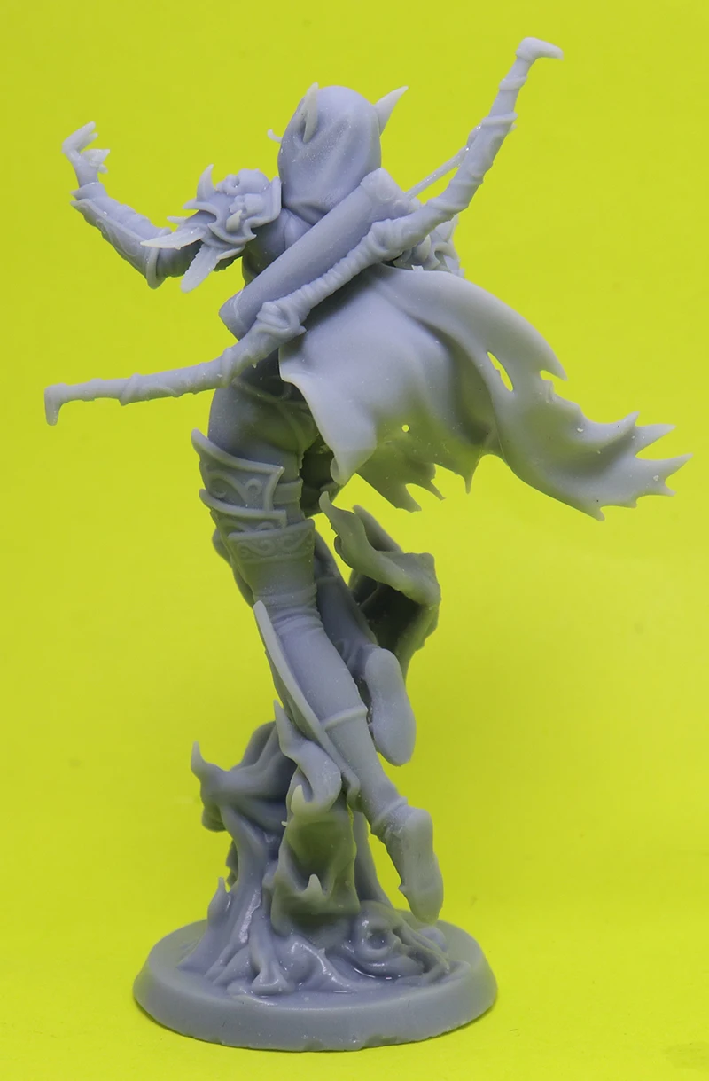 100mm 10cm Resin Model Kits Female Devil Figure Unpainted No Color RW-027