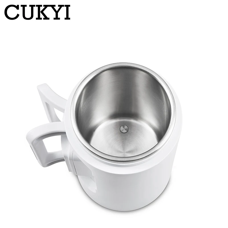 CUKYI 0.7L Portable Electric Kettle Mini Soup Rice Cooker Porridge Pot Water Bolier Foldable Handle Stainless Steel Liner 220V