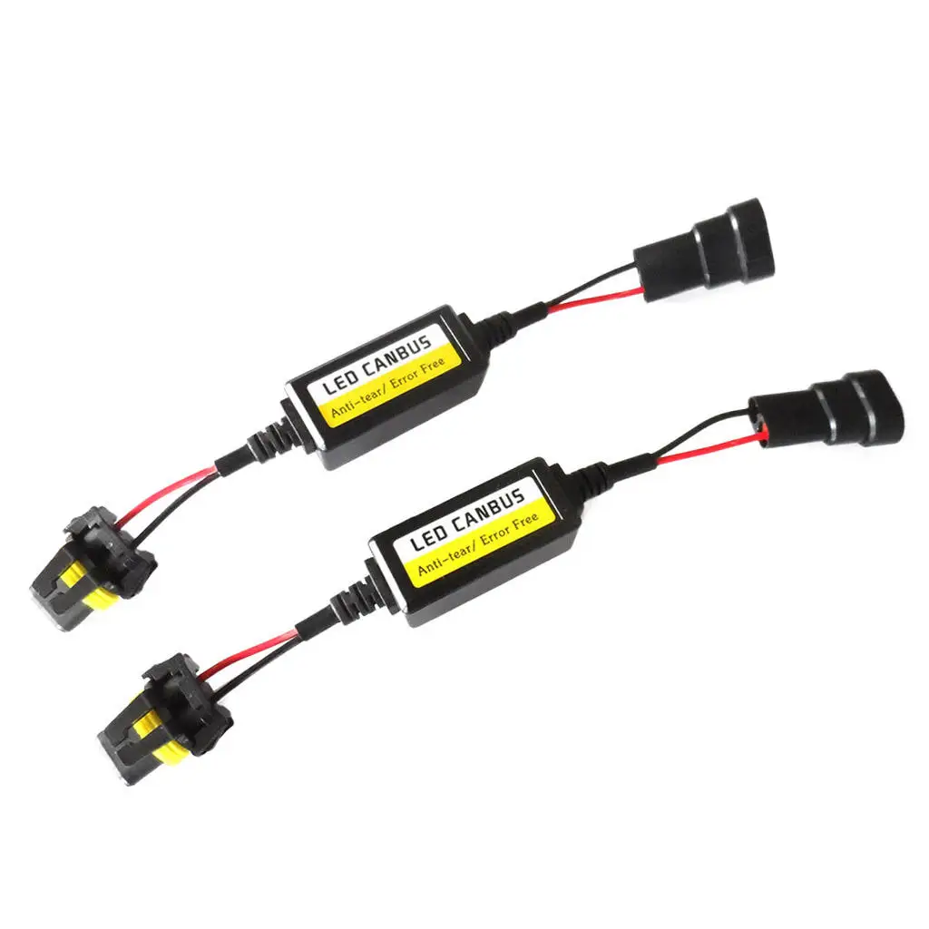 2pcs Car LED Flicker Headlight Decoder Radio Audio Anti-interference Error Canceler Filter for lighting cars New