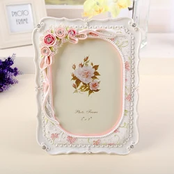 Photo Frame for Home Decoration, Cute Garden Rose, Beauty Resin, Creative, Wedding, Birthday Gift, Wholesale, MF031