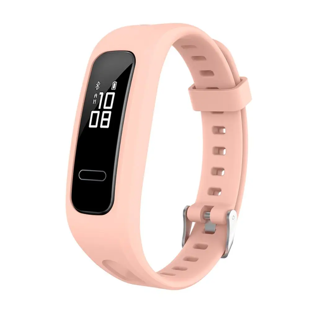 AKBNSTED Uhr Band Silikon Handgelenk Gurt Für Huawei Band 3e 4e Smart Uhr Für Honor Band 4 Lauf Armband version armband