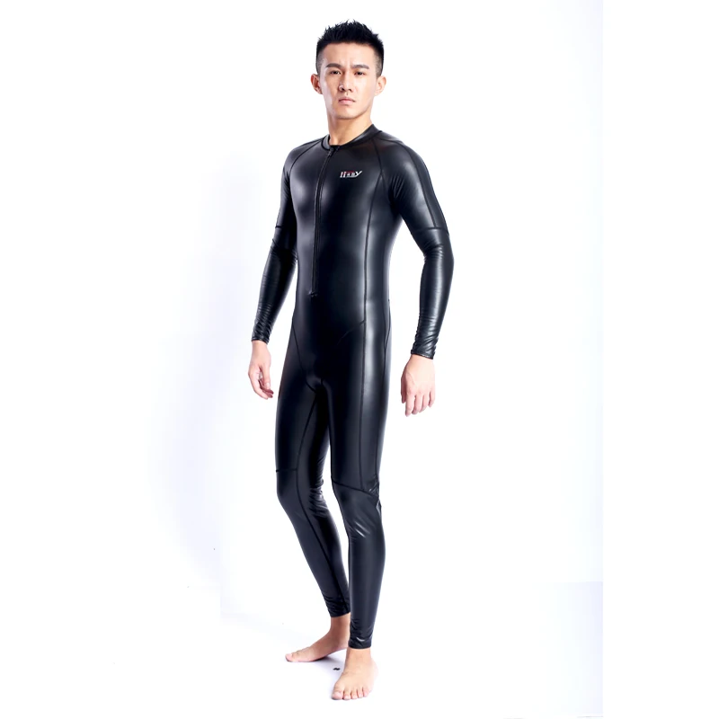 Fanceey 556 Pu Velvet full body couple swimsuit neoprene wetsuit women scuba diving suit for men wetsuit warm One piece swimwear