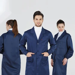 Warehouse Work Clothing Mechanical Long Outfit Lab Coat Workshop Factory Auto Repair Workshop Durable Coverall Porter Suit Tops