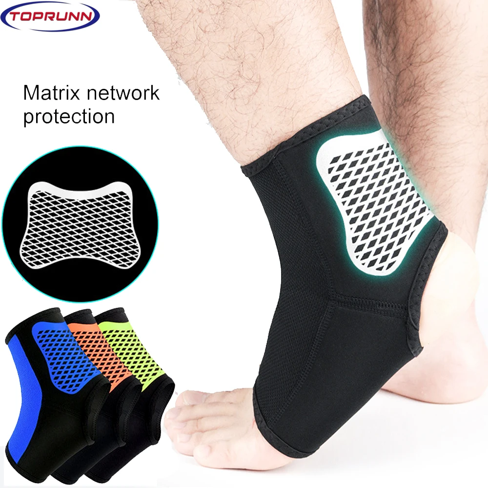 1Pc Ankle Support Protect Brace Strap Achille Tendon  Sprain Protect orthosis ankle Fitness Running football Heel Wrap Bandage