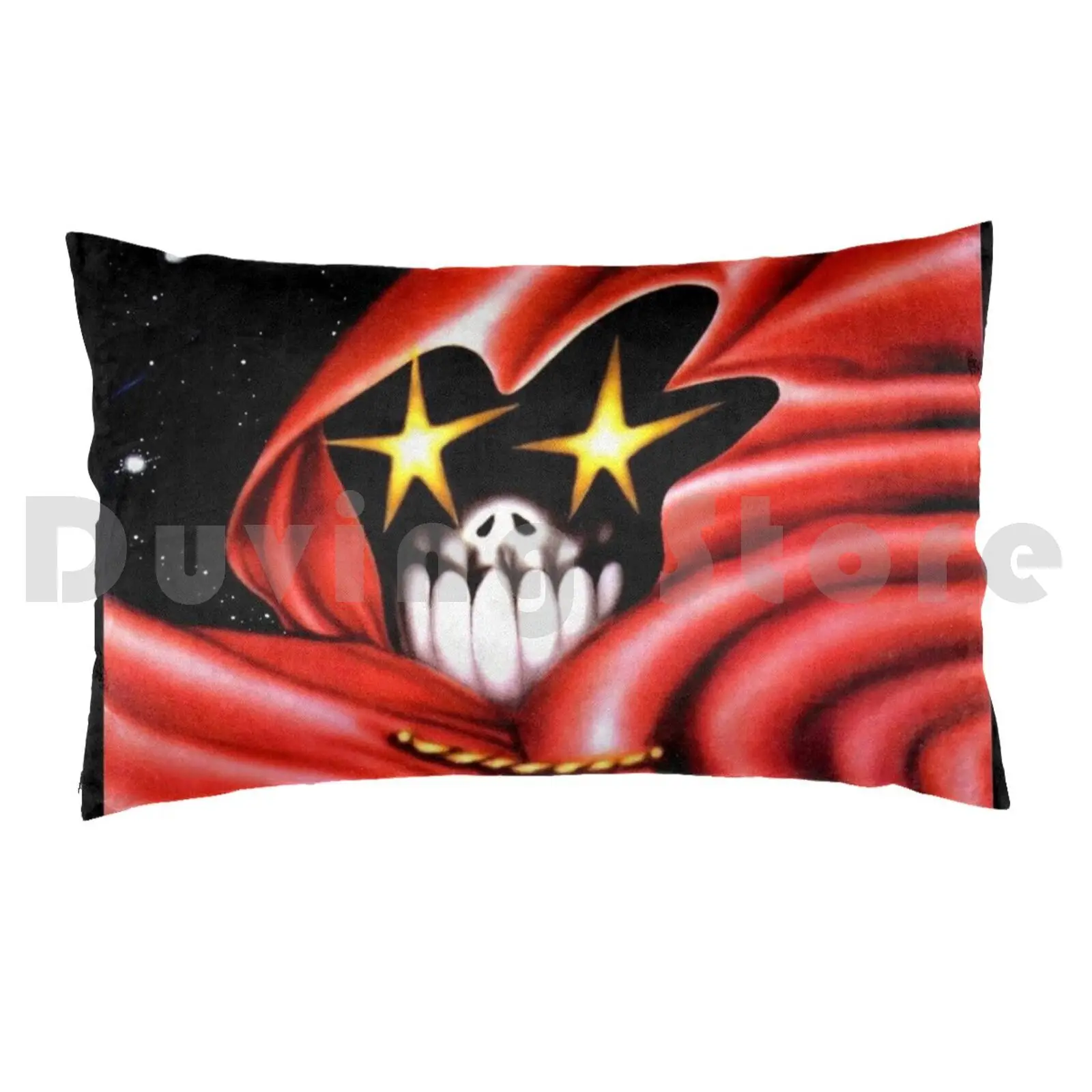 Dark Star Nwobhm Pillow case Dark Star Tygers Of Pan Tang Music Album Cover Fantasy Space Star Red