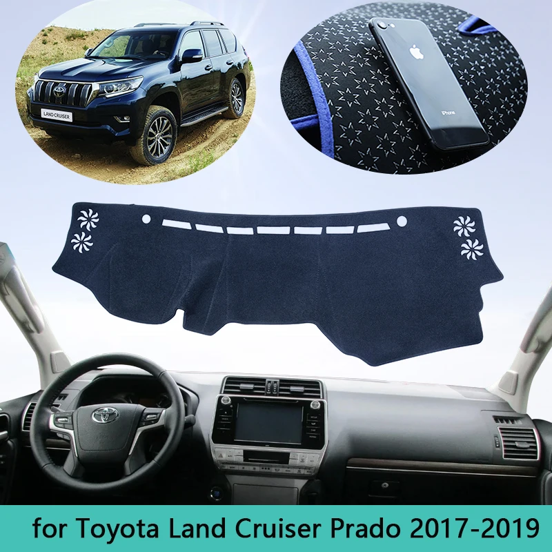 

for Toyota Land Cruiser Prado 150 Series 2017 2018 2019 Facelift LC150 J150 Mat Dashboard Cover Pad Sunshade Dashmat Carpet Rug