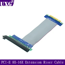 PCI Express PCIE Riser Card Extender PCI E 8X to 16X Slot PCI-E Riser Adapter Extension Cable PCIe X8 Gold Plated For BTC Mining