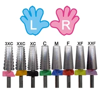 Brocas de fresado de uñas de carburo multifunción originales de carburo 5 en 1
