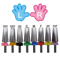 5 IN 1 Carbide Original multi-function Carbide nail milling drill bits