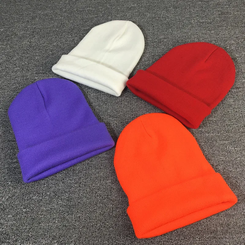 

Winter Knitted Hat Women Beanies Knitted Candy Cute Hat Girls Autumn Female Beanie Caps Warmer Bonnet Ladies Casual Cap