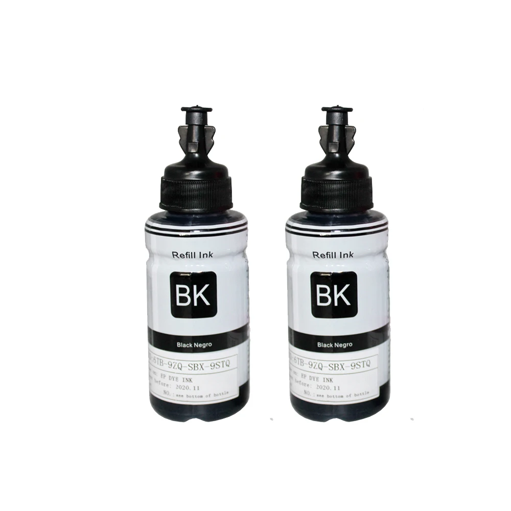 70ml pinter Refill ink black 4bottles For Epson Printer L355 L350 L362 L366 L550 L555 L566 L800 L801 L805 L100 L110 L120 L132