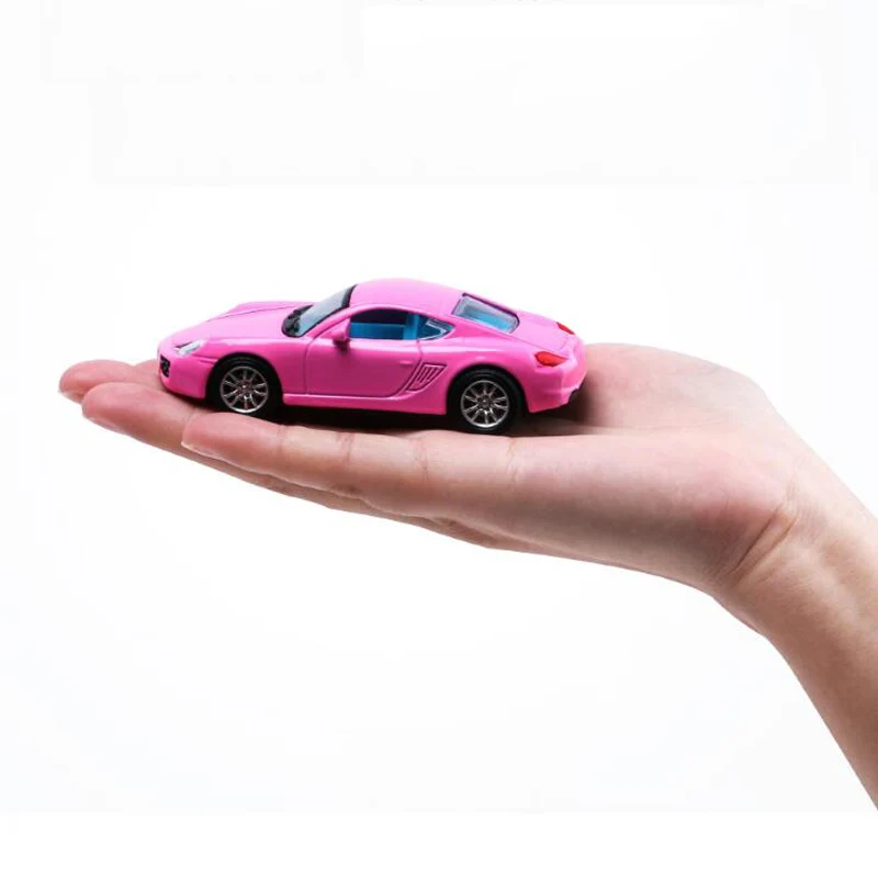 

Simulation Alloy Car Model Pull Back Car Pink Girl Cartoon Mini Racing Model 1:43 Children And Girls Collection Gifts