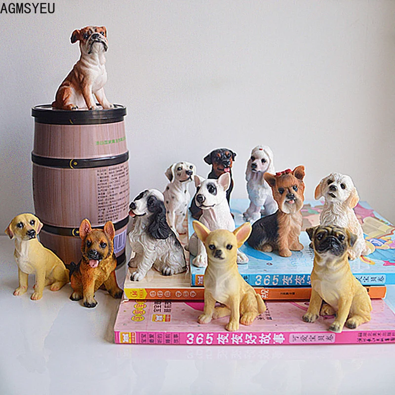 

simulation creative animal sculpture decoration resin crafts birthday gift company home living room desktop cafe decoration