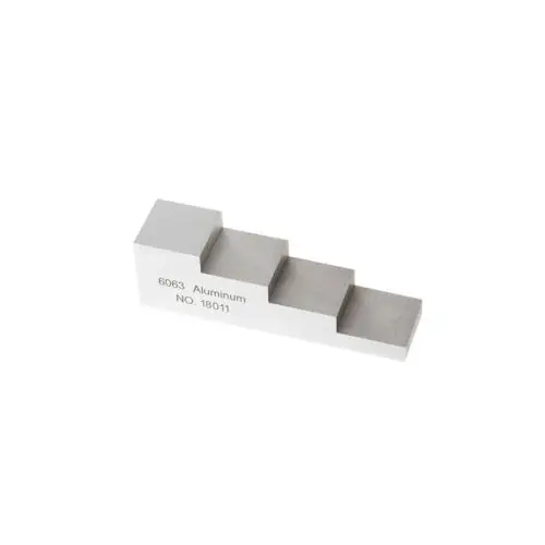 6063 Aluminum 3-5-10-15mm  4 Step Calibration Block Ultrasonic Thickness Testing block,Aluminum test block